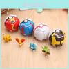 Transformando Bola Elf Bola de Brinquedo Monstro de Bolso Com Explosões Sensíveis ao Toque Material ABS 7cm de Diâmetro