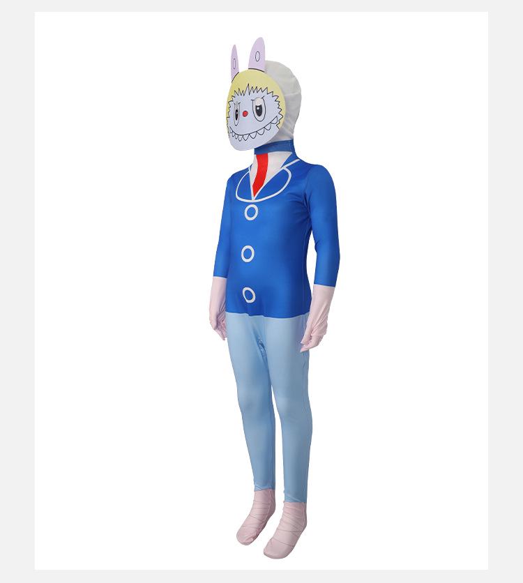 Set Costum Cosplay Labubu Halloween