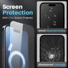 NORTHJO 5 In 1 For iPhone 16 Pro Max Case Clear PC+TPU Phone Cover with 2 Screen Film,2 Lens Film
