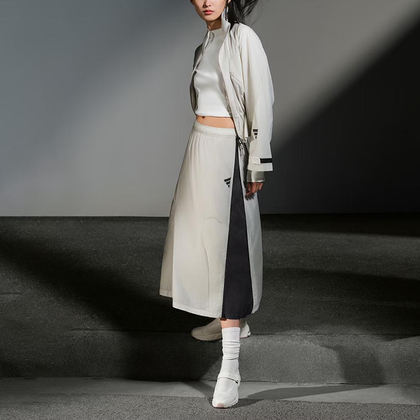 Adidas FOS Series Future Style Woven Skirt Water-Resistant Comfortable Casual Long Skirt Women Skirts Miracle-Bauxite-Brown JM4269