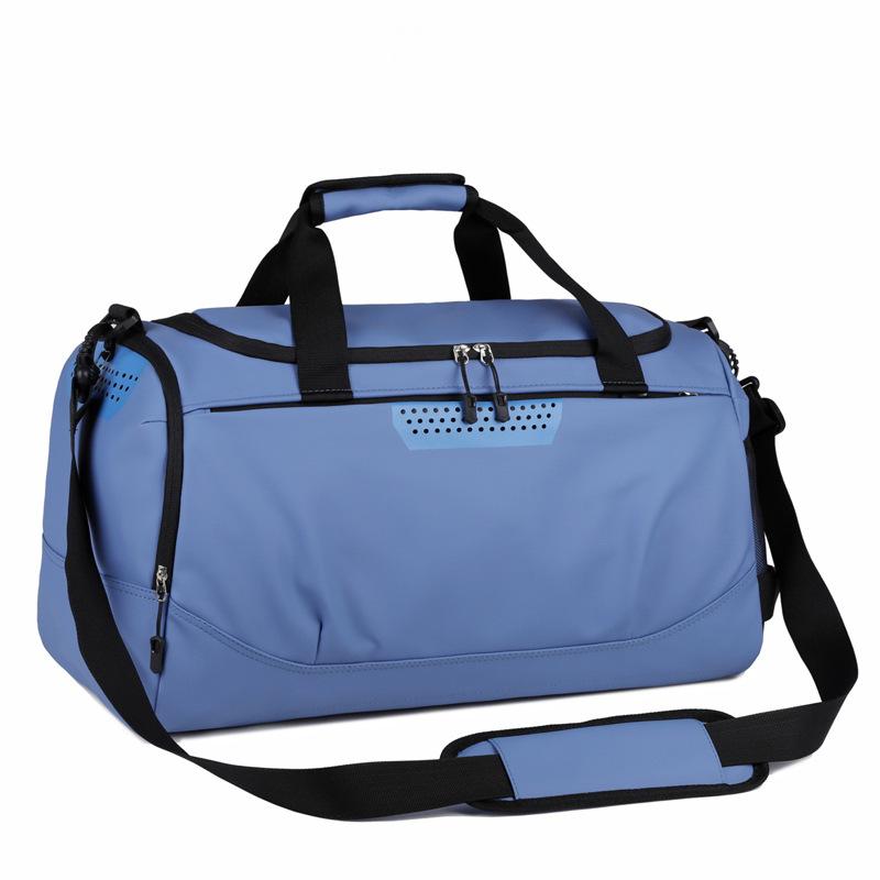 High Quality Oxford Anti-scratch Wear-resistant Travel Bags Simple Solid Color Sports Yoga Fitness Bag Large Capacity Outdoor Oblique Span Touring Bag