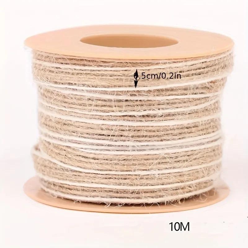 10M/Rull Looduslik Retro Džuut Jäme Linane Kangas Segatud Paelte Pitsiga Pulmapeo Kaunistus DIY Käsitöö Kingituste Pakkepael