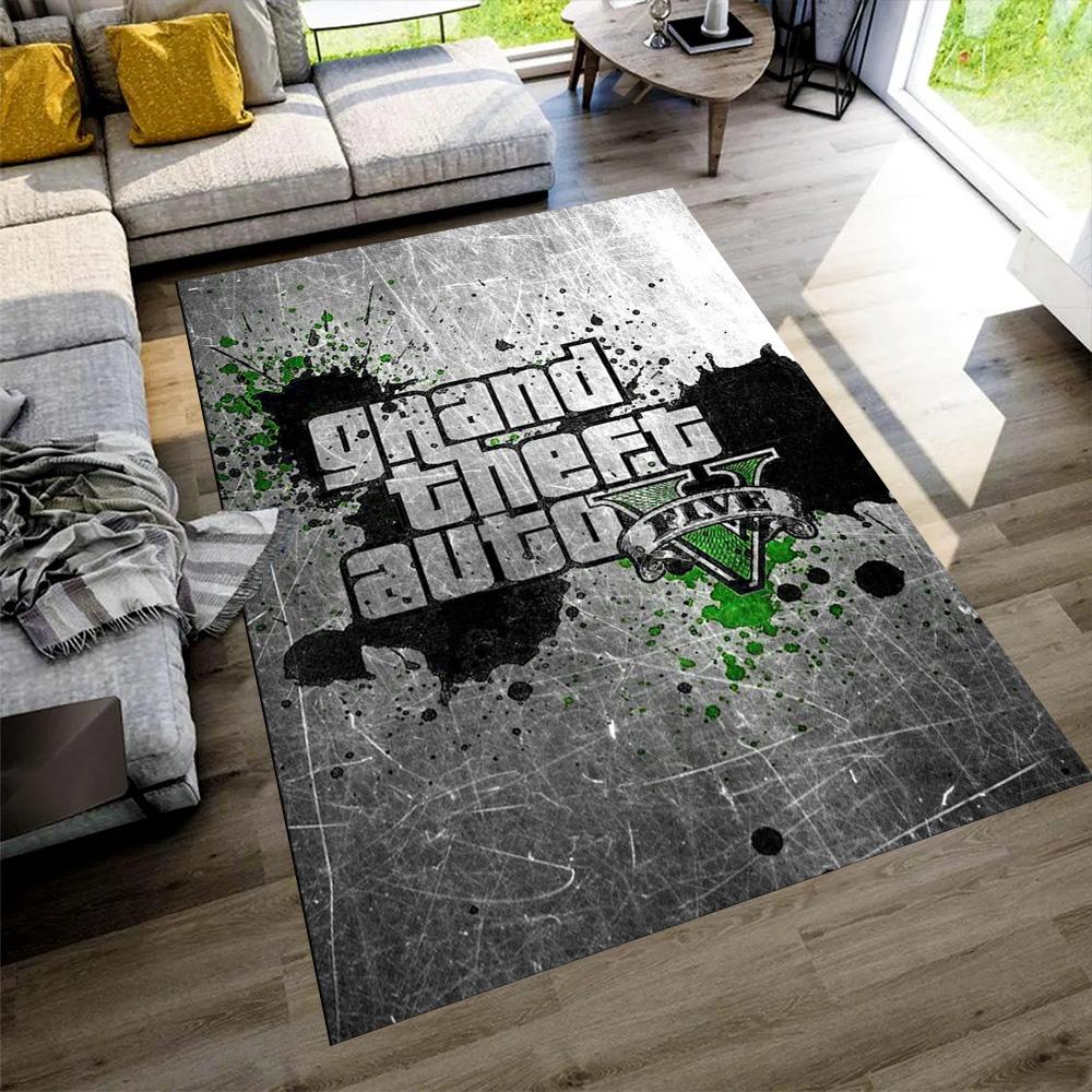 Grand Theft Auto Floor Rug Office Rug Perfect for Hallway Balcony Living Rooms Study room Anti-slip Rug Office home decor