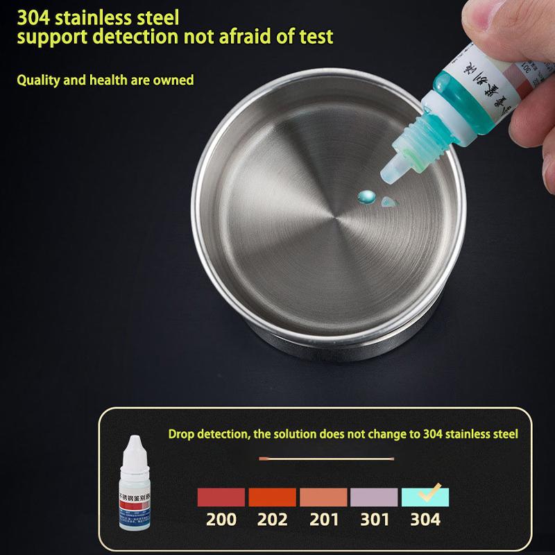 400/550Ml Tea/Coffee Canister With Airtight Double Lids For Loose Tin Containers Stainless Steel Storage