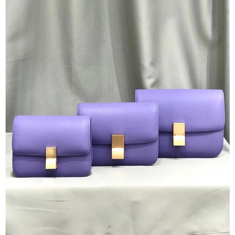 Leather spring and summer new bag women's messenger bag women's box small square bag, women's bag small shoulder tofu bag