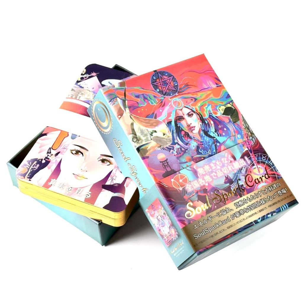Oracle Cards Soul Spark Cards New Edition Japanese Version Affirmation Fortune Telling with Japanese Instruction Manual I.I.J