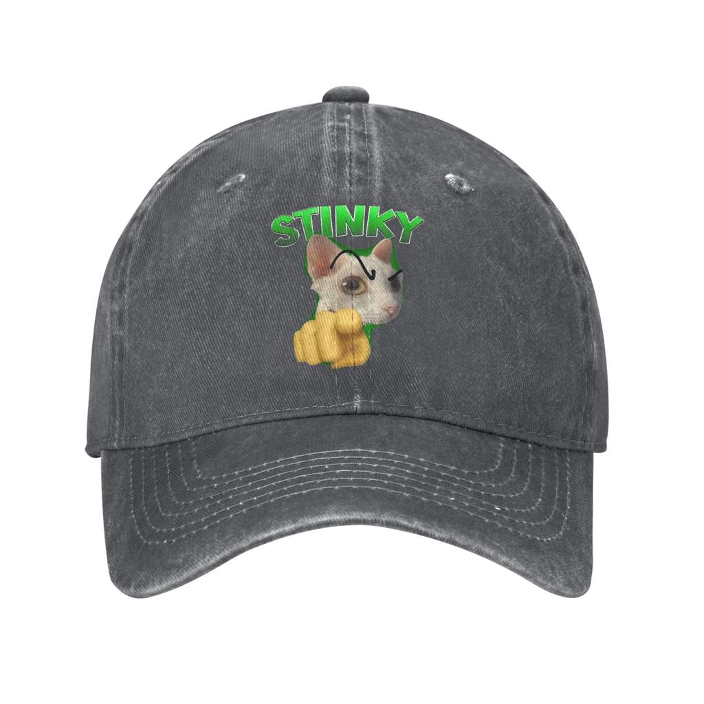 Unisex Stinky Funny Cat Meme Cap Merch Baseball Cap Fashion Trucker Hats Adjustable