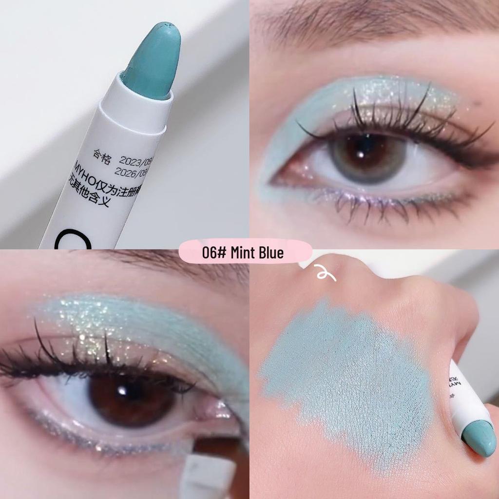 White Matte Highlighter & Eye Brightener Pencil – Waterproof, One-Stroke Shaping for Corner & Eyeshadow