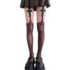 Sweet Elegant Women Thigh High Stockings Fashion Thin Hollows Long Tights Women Half Leg Tube Stockings Girl Garter Socks