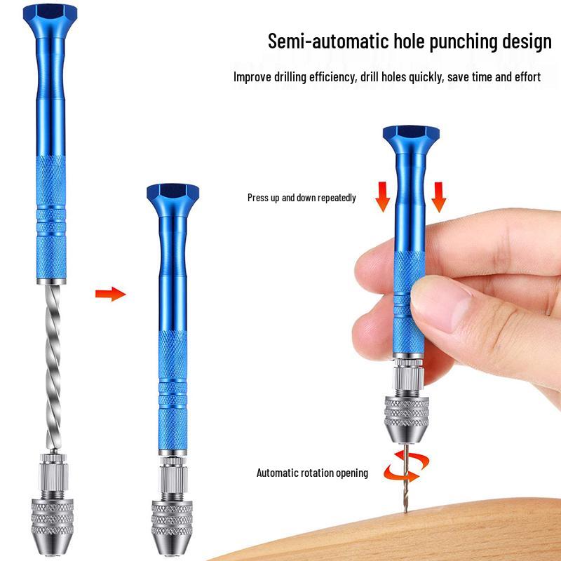 Mini Hand Crank Twist Drill for DIY and Model Drilling