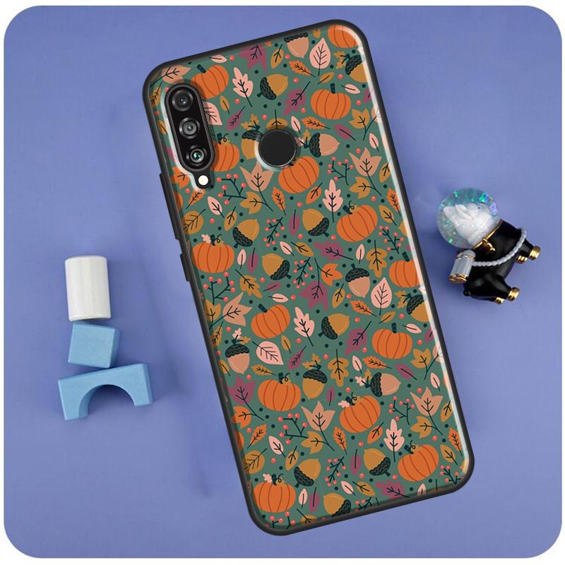Herbstkürbisse Für Huawei Nova 11 Pro 9 10 SE 7i 8i 11i 12i Y60 Y61 Y70 Y72 Y73 Y90 Y91 P30 P40 Lite Hülle