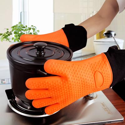 Home Satety Heat-Resistant Glove Barbecue Microwave Kitchen Cooking Mitten