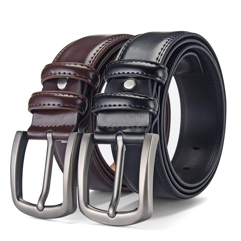 Belt Men'S Leather Premium Jeans Belt Men'S Waist Seal Belt