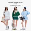 Women's Long Sleeve College Style Hoodie - Winter Running Loose Fit Top