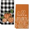 Microfiber Halloween Pumpkin Festival Green Elf/ Printed Towel Kitchen Washing Hand Towel Face Towel