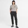 Timberland Solid Color Elastic Waistband Cuffed Knit Joggers Unisex Joggers Black A6KZ9-001