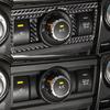 For Toyota 4Runner 2010- Air Conditioner Switch Panel Cover Carbon Fiber