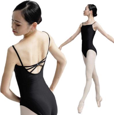 Ballet Leotard from a Ballet Specialty with Beautiful Rhinestones On the Suitable for Rhythmic Black Mignon, Store, Back, Gymnastics, 150cm,