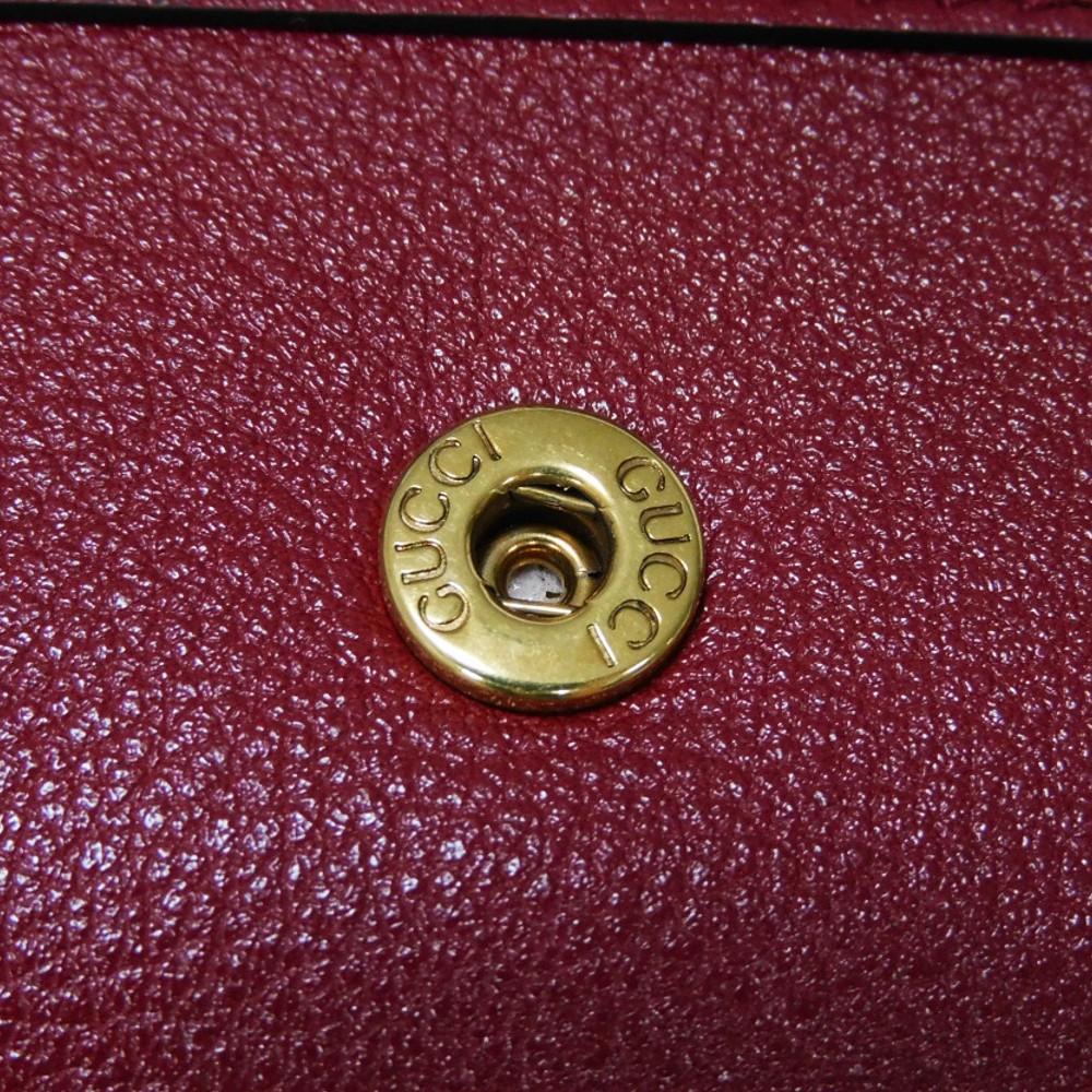 Used Diana Bamboo 6-Key Chain (9539) 658636 17Q0T 6638 7949 Double G Red GG Marmont Rosso Ancora Unisex from Japan