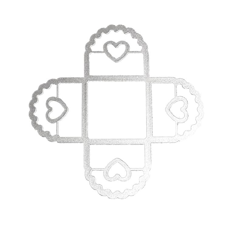 Heart Box Metal Die Cuts Embossing Template Stencil Scrapbooking for Card Die
