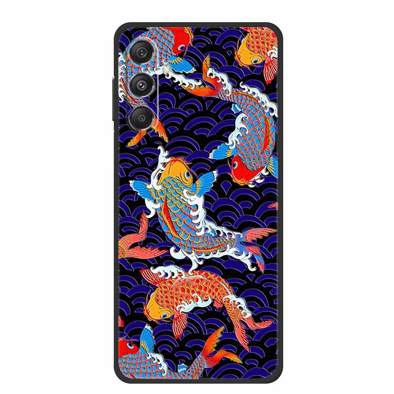 3D Emboss Case For Samsung Galaxy A16 5G Phone Case Coque Flowers Soft Silicone Back Cover For Samsung A56 A36 M16 F16 A26 Case