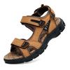 Echte Leder Herren Sandalen Sommer Freizeit Herrenschuhe Hohe Qualität Weich Lässig Sandalen für Herren Strand Wandern Herrenschuhe Größe 46