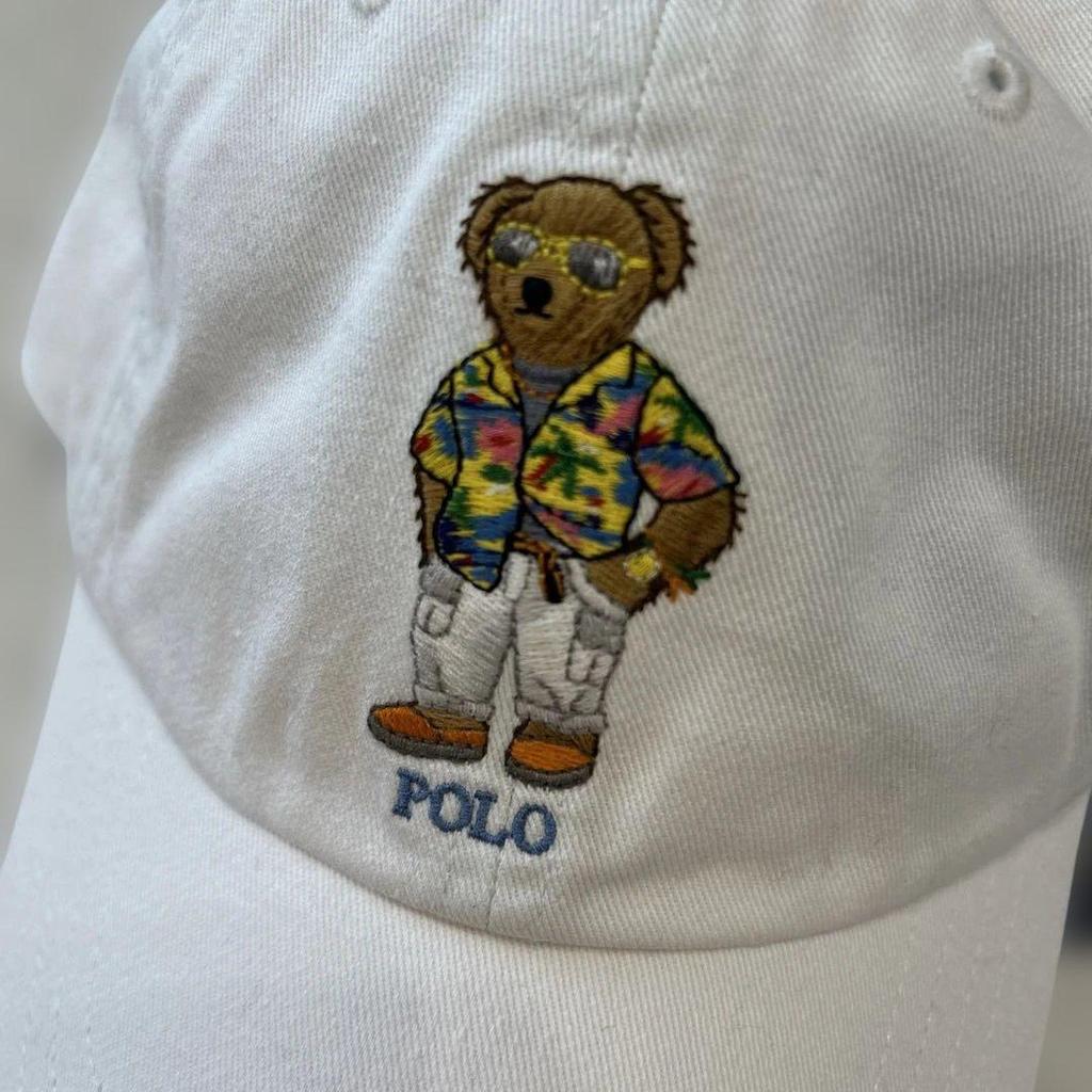Used [New] Polo Ralph Lauren White Cap Aloha Hawaii Polo