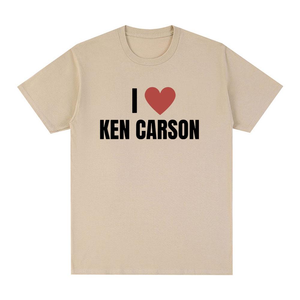 I Love Ken Carson T Shirts Men Women Fashion Hip Hop T-Shirt 100% Cotton Casual Cozy Oversized Short Sleeve T-shirts Streetwear