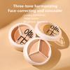 3-in-1 Concealer Blemish & Acne Coverage Concealer Palette Waterproof Non-Removal Concealer