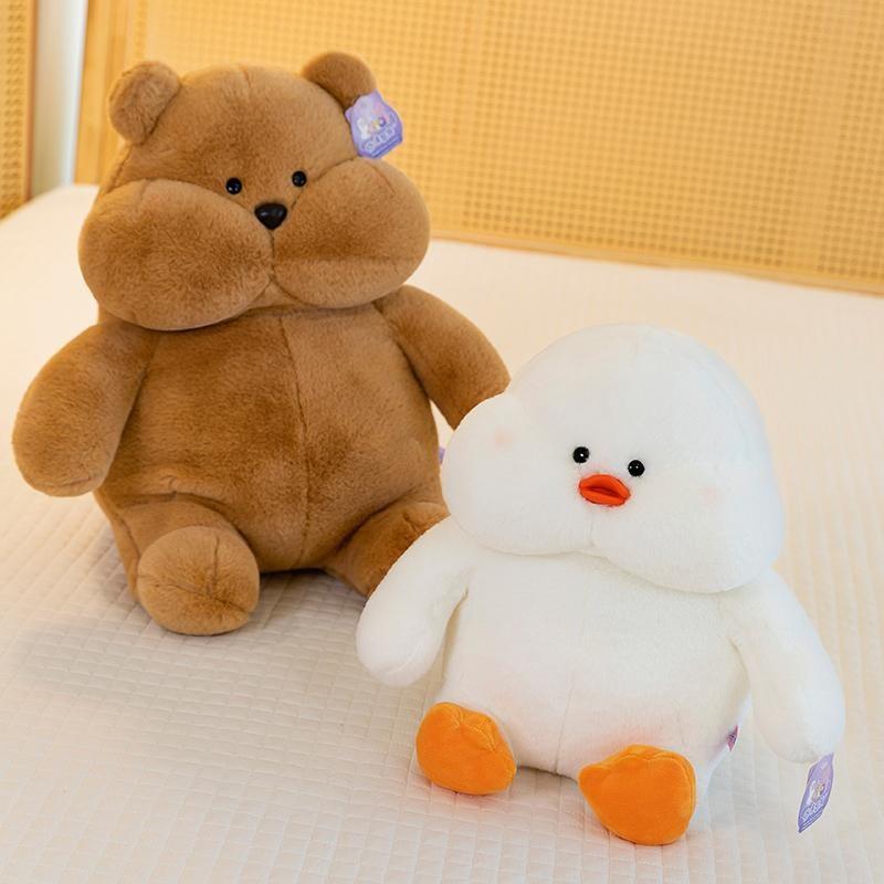 Duck Toy Plush Bear Rabbit Cartoon Pacify Doll Children Home Gift Decoration
