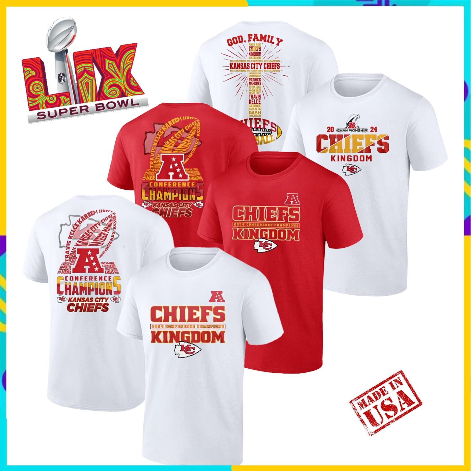 KC 2026-2026 Conference Champions Kingdom 2D T-Shirt For Fans XXXXL