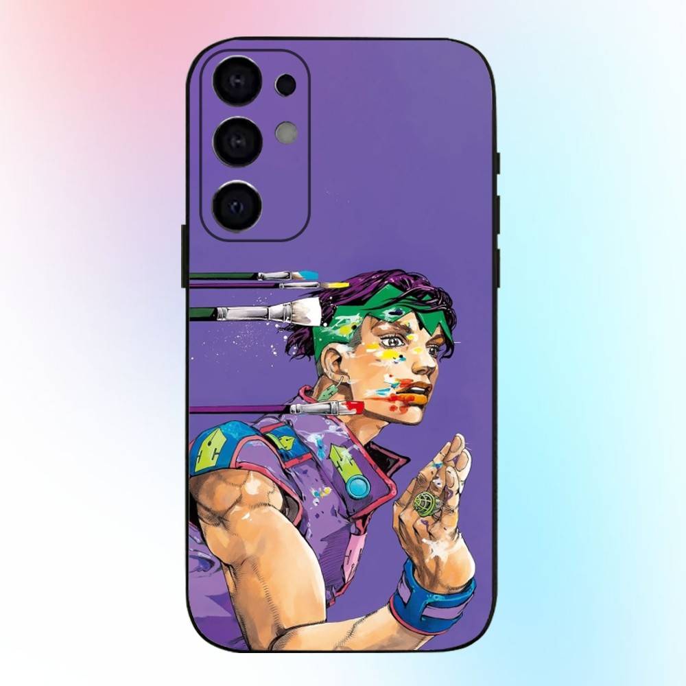 JOJO Thus Spoke Kishibe Rohan Phone Case For Samsung S25,S24,S21,S22,S23,S30,Ultra,S20,Plus,Fe,Lite,Note,10,9,5G Black Cover