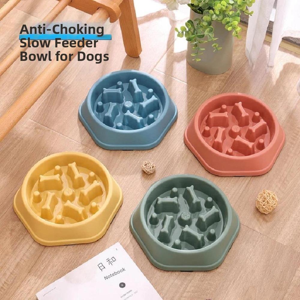 Prevent Choking Slow Eating Dog Bowl PP Material Pet Puzzle Feeder Pet Feeding Bowl  for Dog Cat