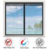 Summer Self-adhesive Window Screen Anti-Mosquito Prevent Flying Insects Invisible Mesh Curtains Removable Magnetic Screen Window