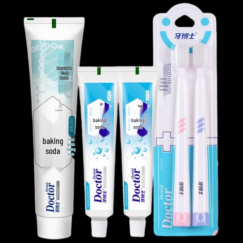 Dr. Dental Baking Soda Fresh Breath Toothpaste Set