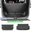 Floor Mats For BYD Dolphin Mini Seagulls EV 2024 2025 Trunk Mats Waterproof Non-slip Carpet Back Seat Protector Boot Liner Tray