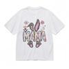 Women's Breathable Comfy Classic T-Shirt Mens Womens Tees Top Rabbit Theme Design Printed Cotton Tee