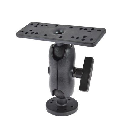 360 Degree Swivel Mount Kayak Fishfinder Plate Rotating Marine Kayak Electronic Fish Finder Mount Base Boat Accessories