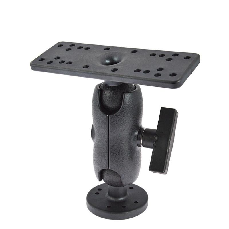 360-Grad-Schwenkhalterung Kajak Fishfinder-Platte Drehbar Marine-Kajak Elektronischer Fishfinder-Halter Basis Bootszubehör