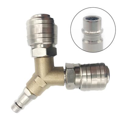 3 Way Air Compressor Connector Y Splitter for Enhanced Performance