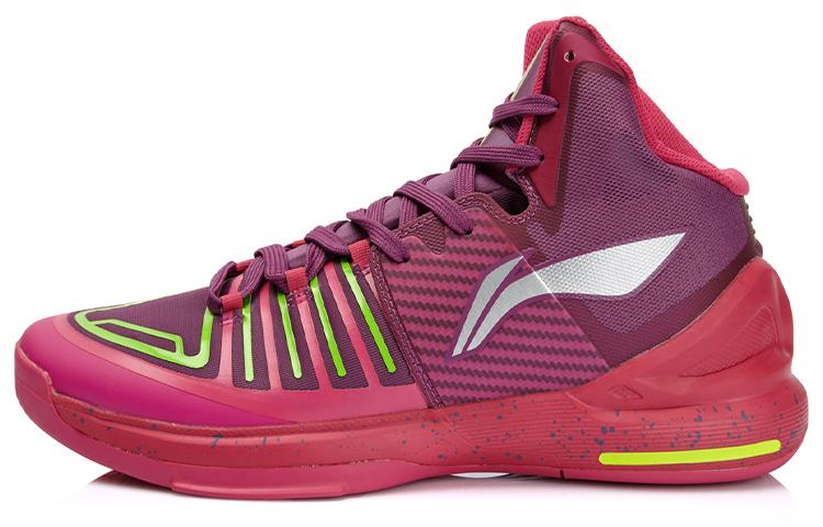 Баскетбольные кроссовки Li Ning Speed 1 Mid top Мужские Розово-красные ABAJ011-5 42