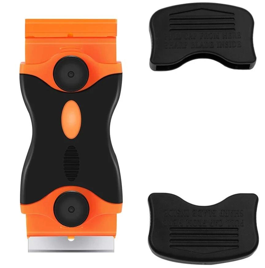 Auto Fenster Glas Aufkleber Sauber Rasiermesser Schaber Keramik Rasierklinge Tint Vinyl Wrap Kleber Rakel Remover Reiniger