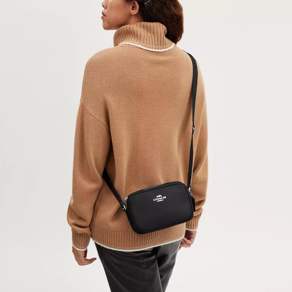 Coach Сумка Mini Jamie Camera Bag, серебристый мел купить недорого ...