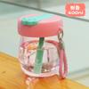 Water Bottle Summer Plastic Cup Portable Smart Cup Children's Cute Water Cup Student Cup Small Straw Cup