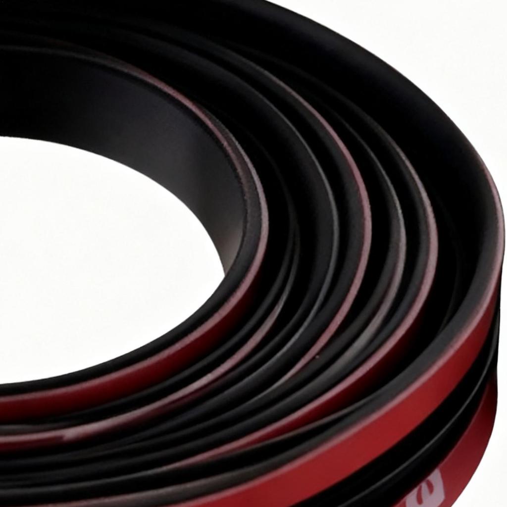 Windshield Rubber Seal Strip T-Shape UV-Resistant Weatherstrip Car Door Rubber Seal Strip For Automotive Sedan Pickup Truck RV