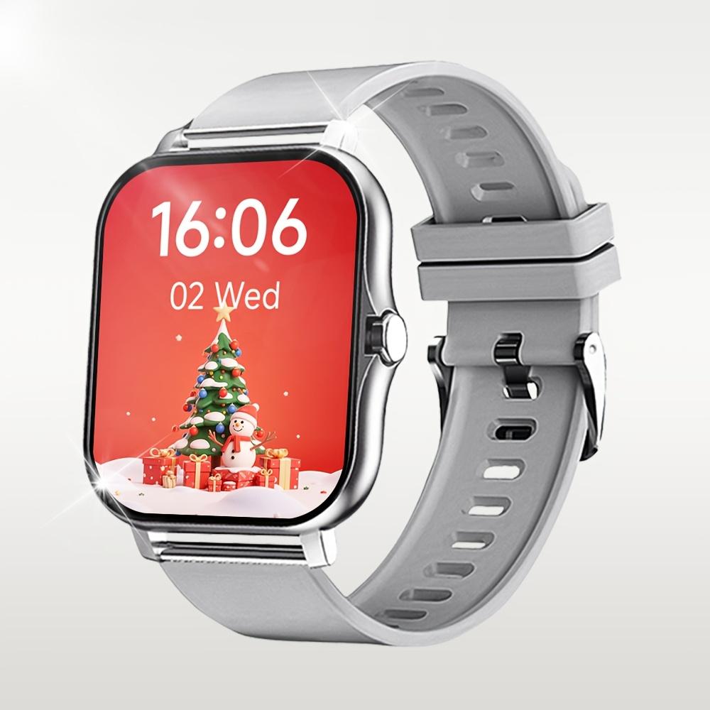 

Умные часы с поддержкой беспроводных звонков, оповещений о сообщениях, будильников, пробуждения на запястье - фитнес-трекер и монитор активности