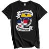T-shirt Cœurs Vénézuélien Dominicain Drapeaux Venezuela République Dominicaine