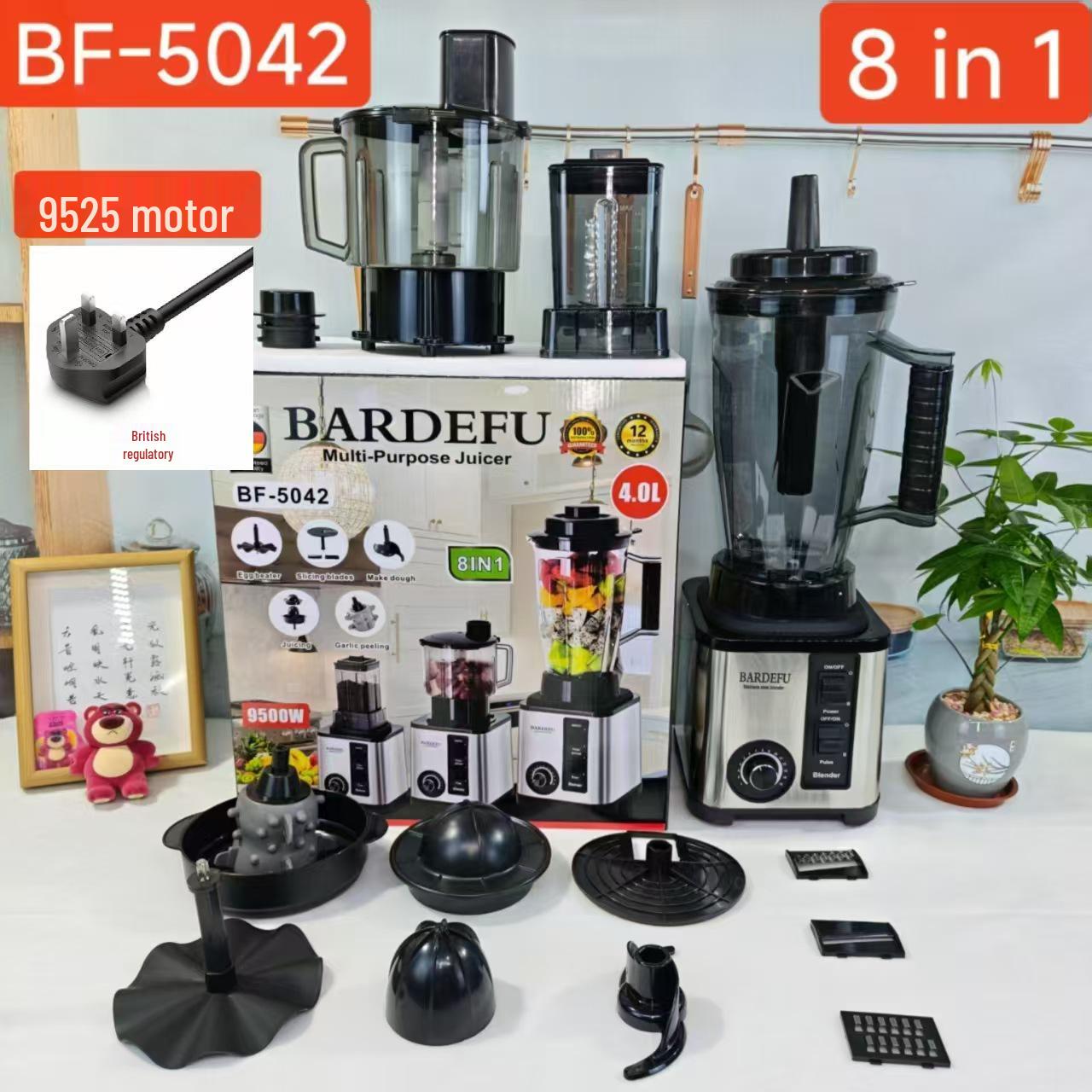 4L 8-in-1 nerūsējošā tērauda blenderis un