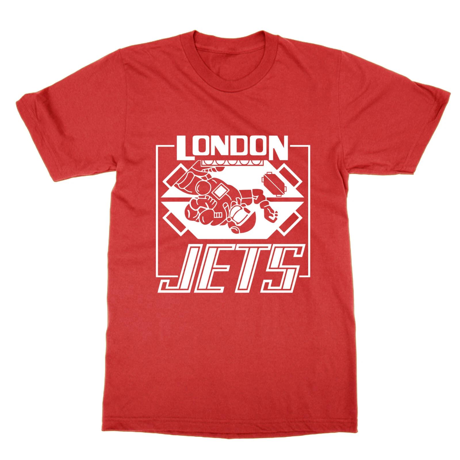 T-Shirt London Jets Lister Rouge Nain Sci-Fi Nerd Drôle Cadeau Présent S
