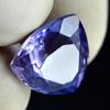 Natural Purple Tanzanite Loose Gemstone 7.75 Ct Flawless Trillion Cut for Jewelry Making and Crafts